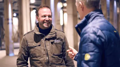 Überzeugend: Findet Geschäftsführer Tom Koperek das Brandmeldekonzept.