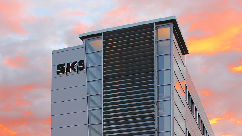 Außenansicht des Firmengebäudes