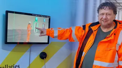 Raimond van der Hoek bij Blankenburgverbinding